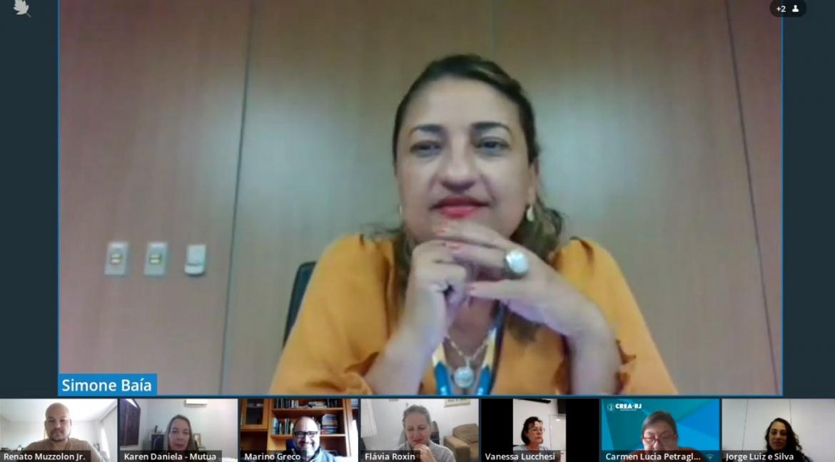 Integrante do Comitê Gestor do Programa Mulher no Confea, Simone Baía