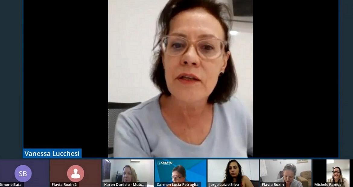 Coordenadora adjunta do Programa Mulher do Crea-SP, Vanessa Lucchesi