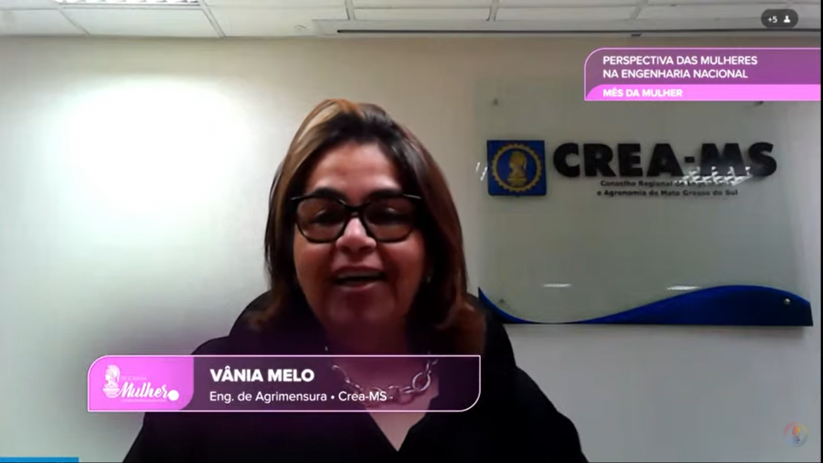 Presidente do Crea-MS, Vânia Mello