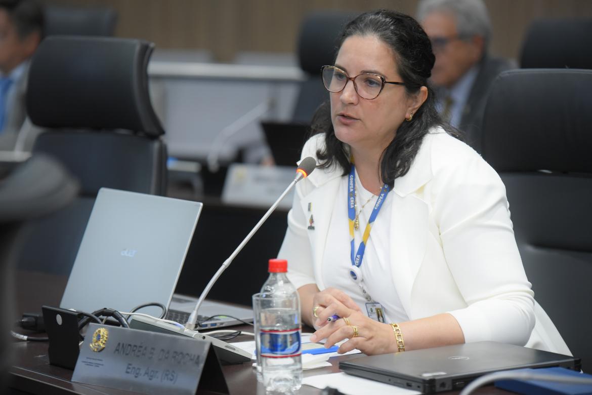 Coordenadora da Comissão Temática Contecc, eng. agr. Andréa Brondani