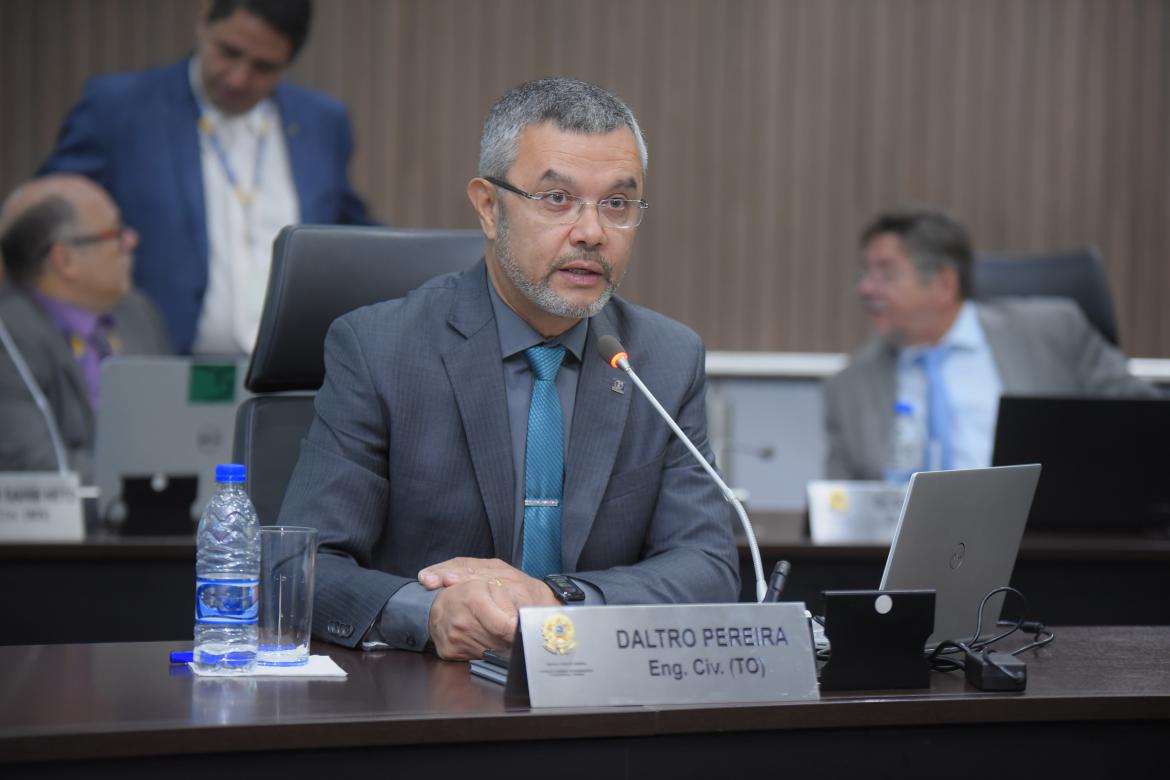 Coordenador da Comissão Eleitoral Federal, eng. civ. Daltro Pereira