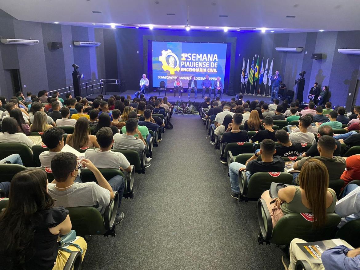 Abertura da 1ª Semana Piauiense de Engenharia Civil, na Federação das Indústrias do Estado do Piauí (Fiepi