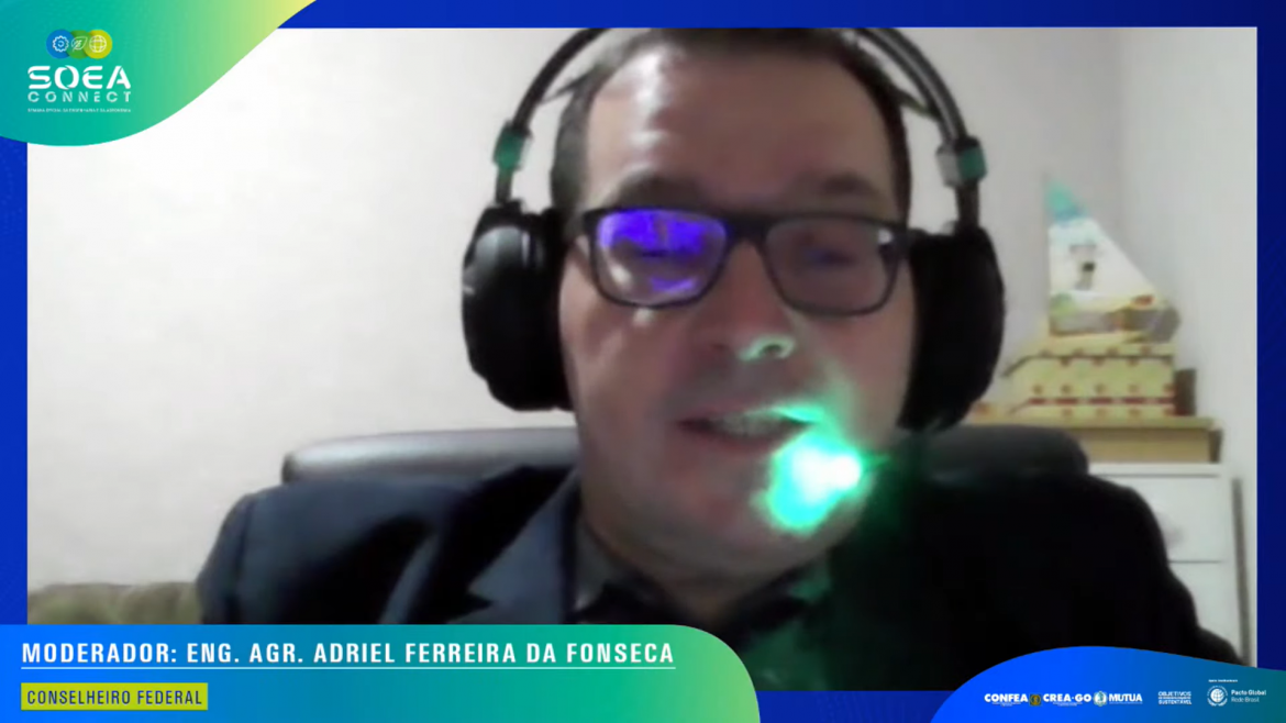 Engenheiro agrônomo Adriel Ferreira moderou o debate