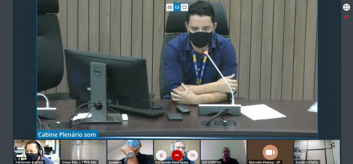 Gerente de Tecnologia da Informação do Confea, Rodrigo Borges