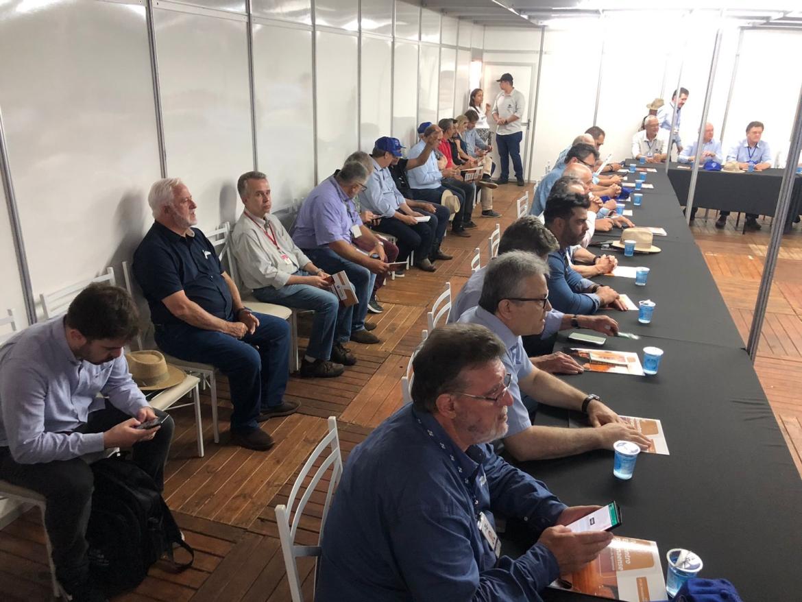 Participação do público no auditório