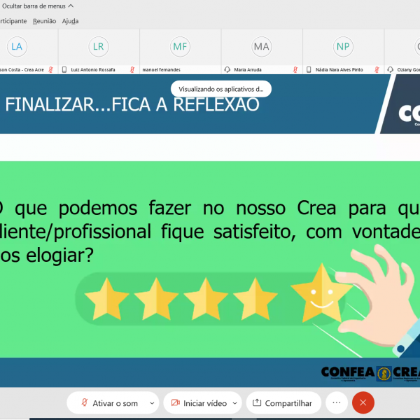 Detalhe da apresentação de Alexandre Borsato sobre o método administrativo "Kaizen"