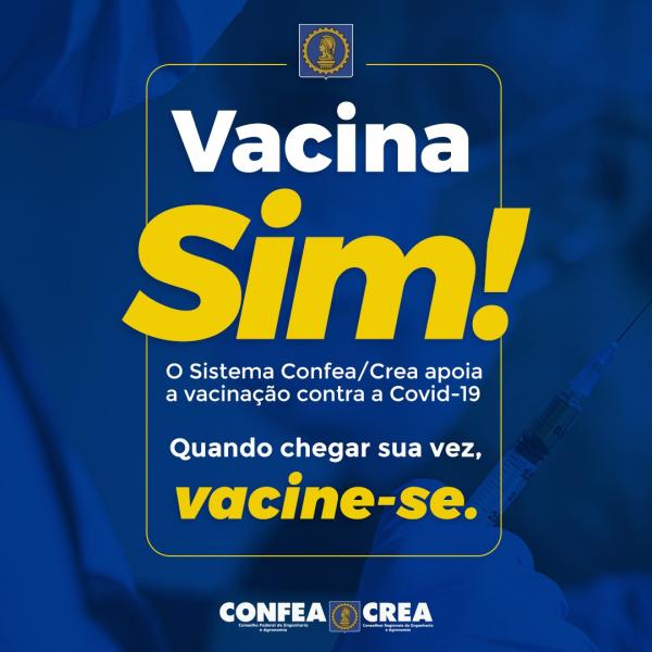 Selo alusivo à campanha pela vacina