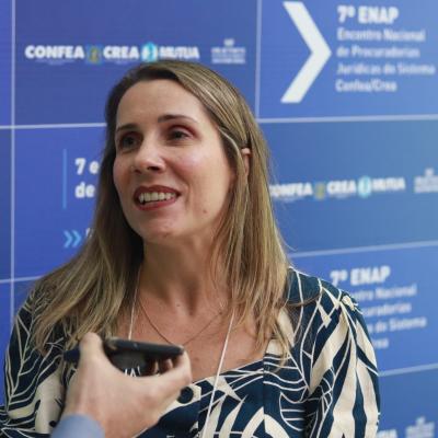 Procuradora do Crea-SC, Michele Lenzi Cristelli
