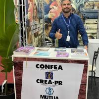 Representante da Gerência de Comunicação do Confea, Alisson Medeiros