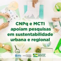 banner divulga chamada pública Pesquisa e Desenvolvimento em Sustentabilidade Urbana e Regional