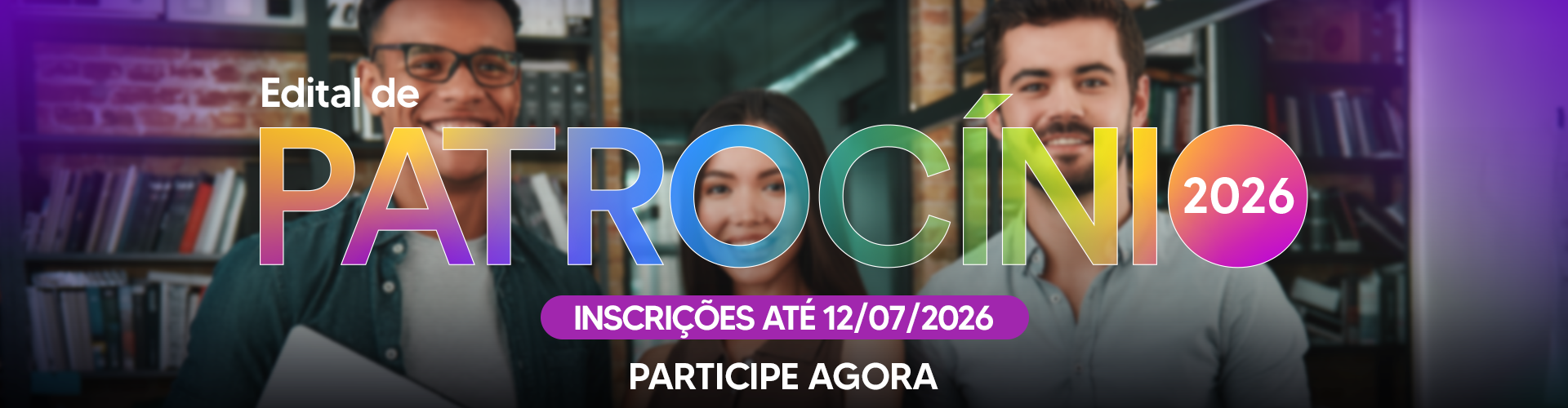Banner prorrogação patrocínio 2026