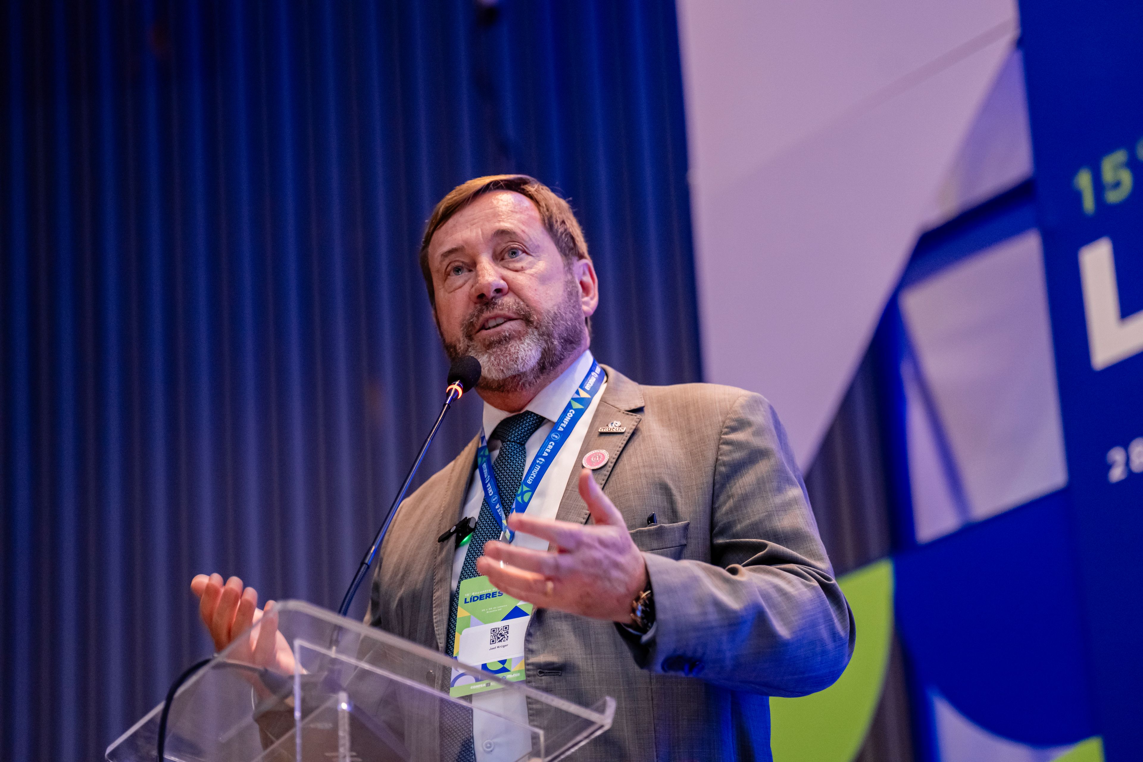 Presidente da Mútua, eng. civ. Joel Krüger