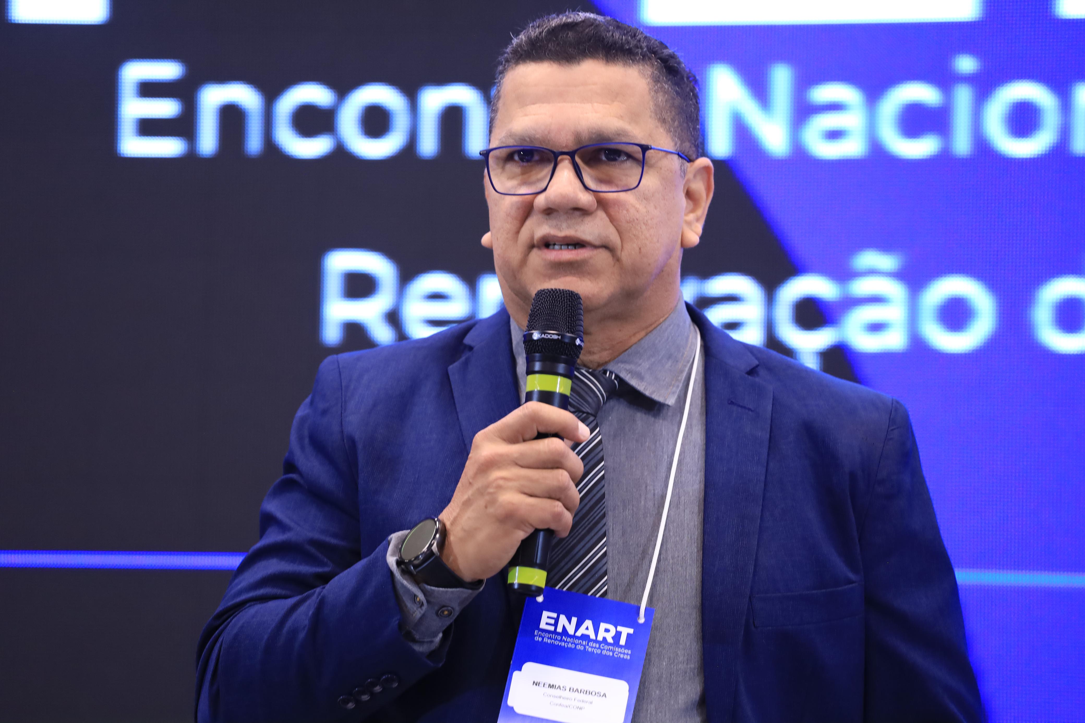 Coordenador da Conp, eng. civ. Neemias Barbosa